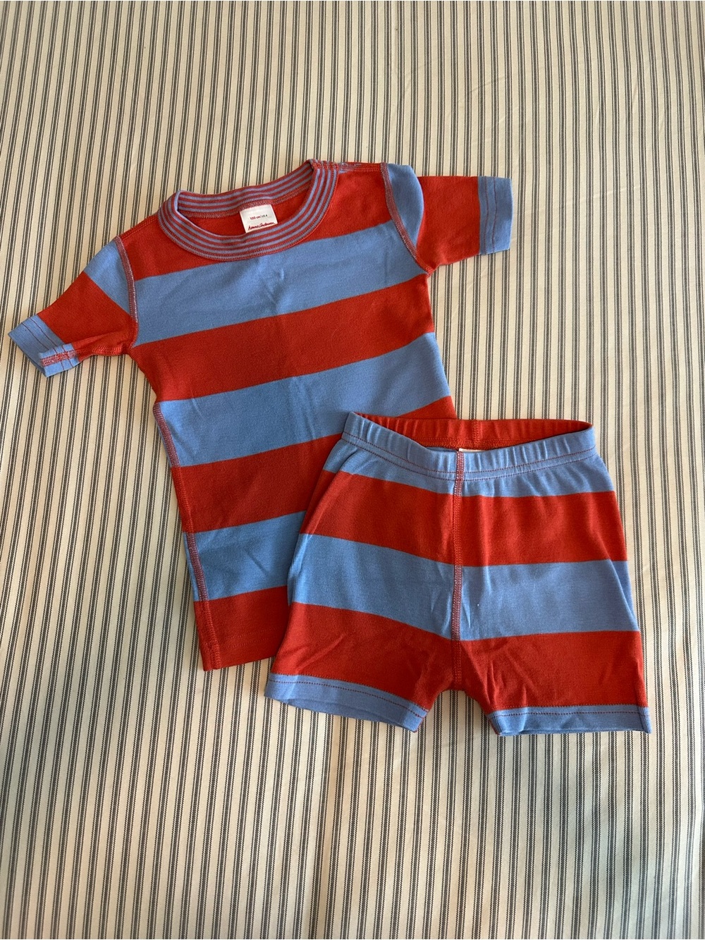 Hanna Andersson Striped Short Sleeve Pajama Set
